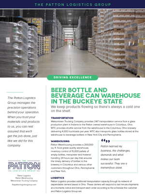 Preview of Beer Bottle and Beverage Can Warehouse in the Buckeye State