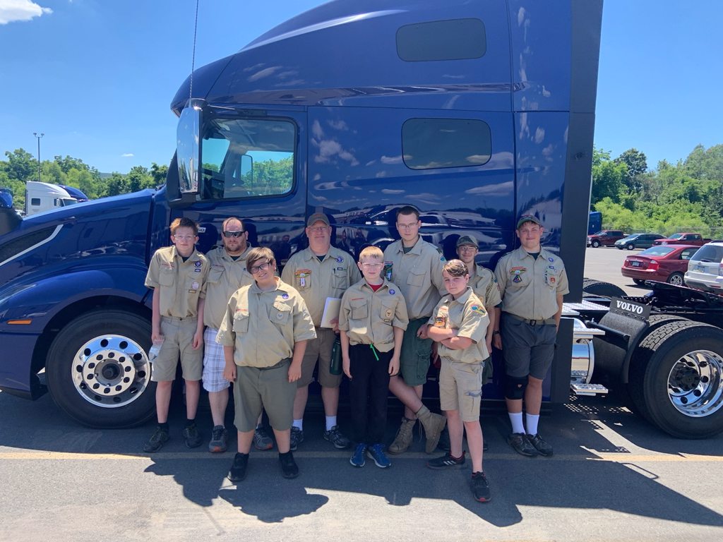 Community Outreach - Boy Scout Troop 333 Visits Watsontown Trucking